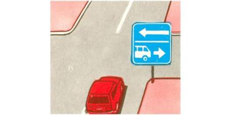 In which direction is traffic allowed?