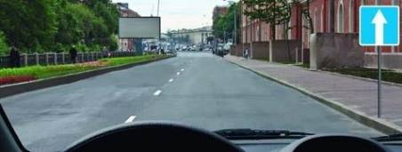 Reversing after the sign is allowed