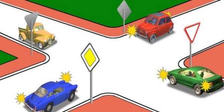 The last one to drive through the intersection: