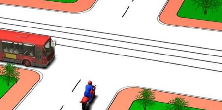 The driver of which vehicle must give way?