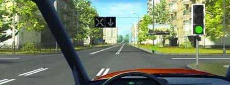 Making a left turn is allowed