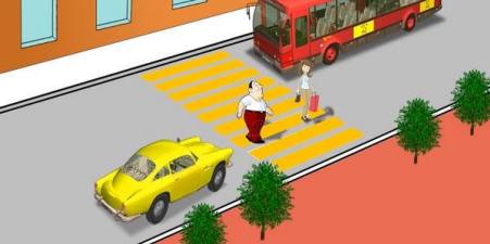 Which driver must stop?