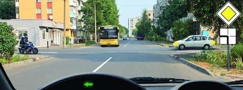 When turning left we are obliged to give way to