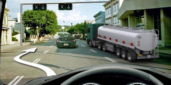 Is it allowed to drive along the indicated path when the reversible traffic lights are switched off?